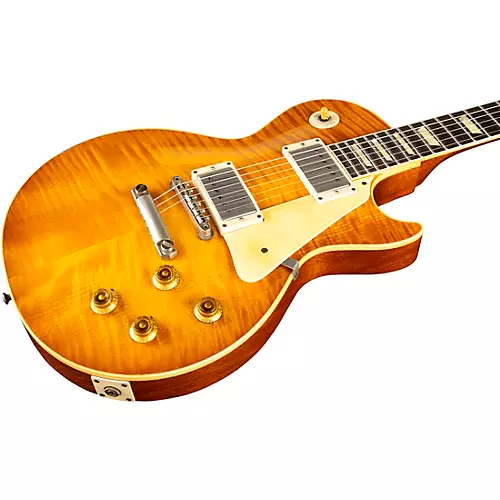 Gibson Custom 1959 Les Paul Standard Reissue Limited Edition Murphy Lab with Brazilian Rosewood Fingerboard Electric Guitar Tom's Lemon - musicians--Friend