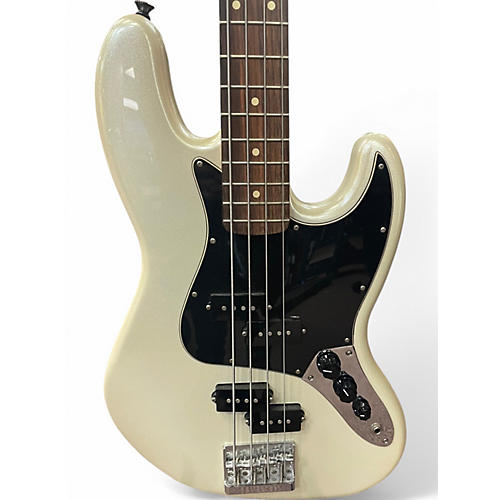 Used Fender Blacktop Jazz Bass WHITE CHROME PEARL Electric Bass Guitar WHITE CHROME PEARL - musicians--Friend