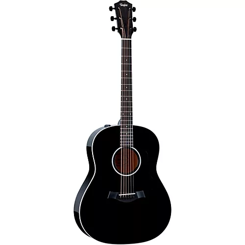 Taylor 217e Plus Grand Pacific Acoustic-Electric Guitar Black - musicians--Friend