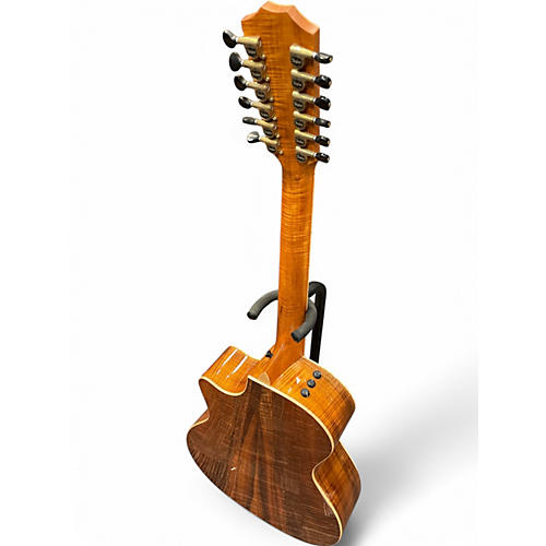 Used 2023 Taylor CUSTOM GA KOA MASTER GRADE Natural 12 String Acoustic Electric Guitar Natural - musicians--Friend
