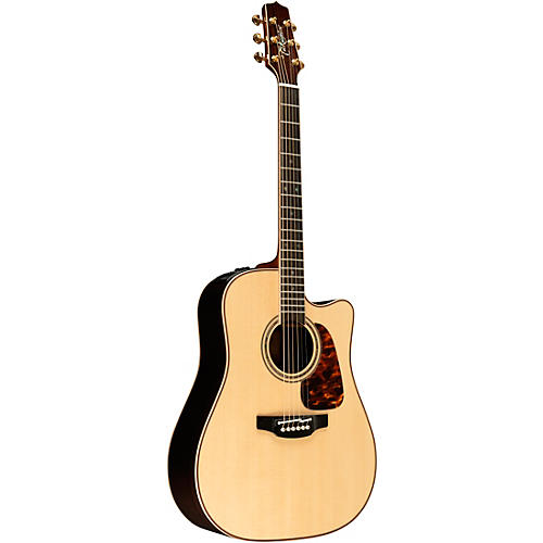 Takamine P7DC Pro Series Dreadnought Cutaway Acoustic-Electric Guitar Natural - musicians--Friend