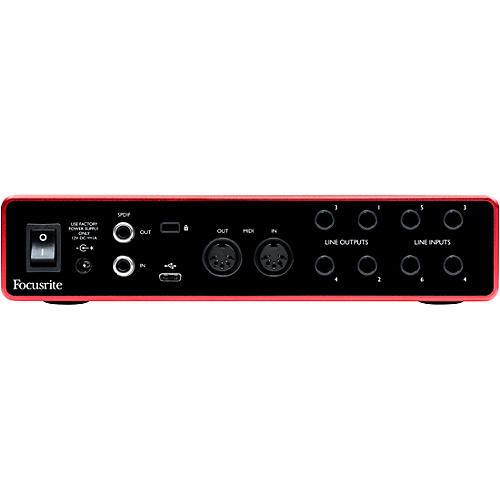 Focusrite Scarlett 8i6 USB Audio Interface Gen 3 - musicians--Friend