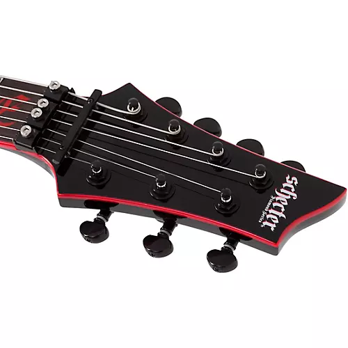 Schecter Guitar Research Sullivan King Banshee-7 FR-S Electric Guitar Obsidian Blood - musicians--Friend