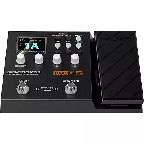 NUX MG-300MKII Multi-Effects and Amp Modeler Pedal Black - musicians--Friend