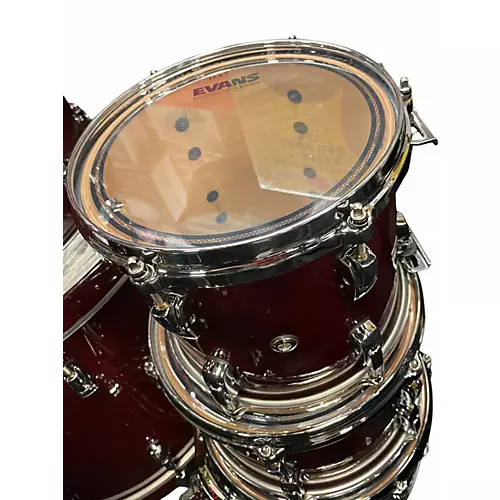 Used Pearl 6 Piece Reference Series Wine Red Drum Kit Wine Red - musicians--Friend