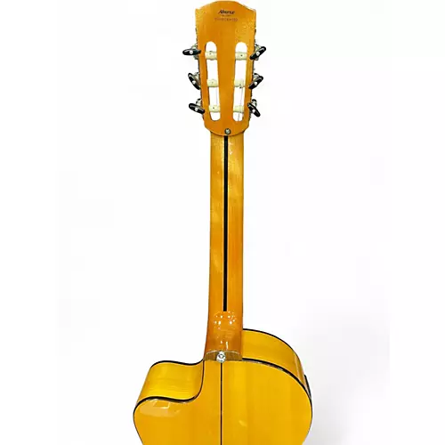 Used Alvarez CF6CE Natural Classical Acoustic Electric Guitar Natural - musicians--Friend