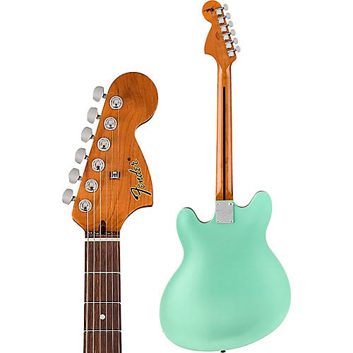 Fender Tom DeLonge Starcaster Electric Guitar Satin Shell Pink - musicians--Friend