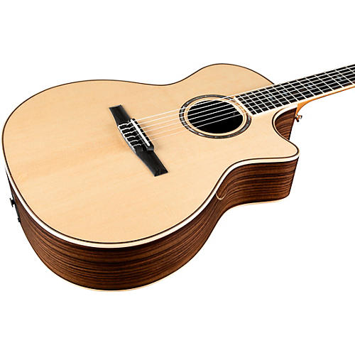 Taylor 814ce-N Grand Auditorium Acoustic-Electric Nylon-String Guitar Natural - musicians--Friend