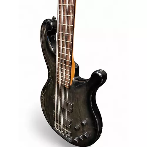 Used Dean Rhapsody 12 12-String Trans Gray Electric Bass Guitar Trans Gray - musicians--Friend