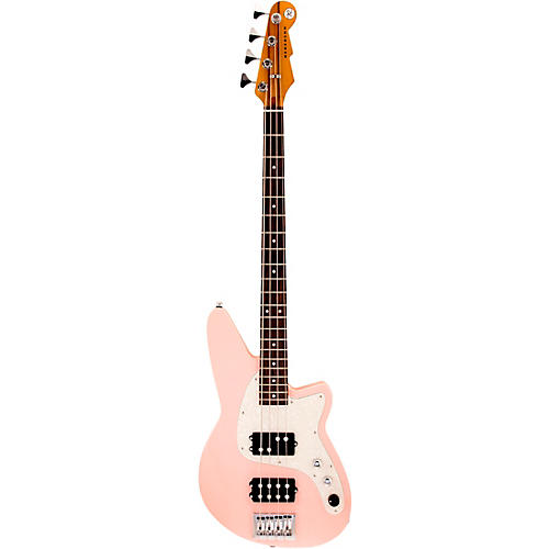 Reverend Mercalli 4 Rosewood Fingerboard Electric Bass Guitar Orchid Pink - musicians--Friend