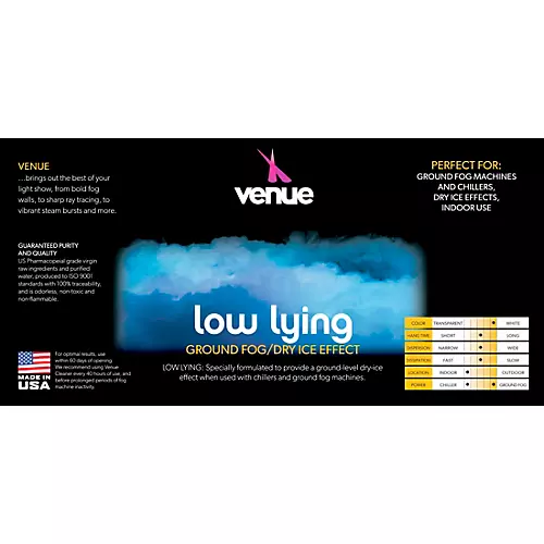 Venue Low Lying Ground Fog Juice 1 Gallon - musicians--Friend
