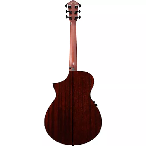 Ibanez AEWC32FM Thinline Acoustic-Electric Guitar Dark Green Sunset Fade - musicians--Friend