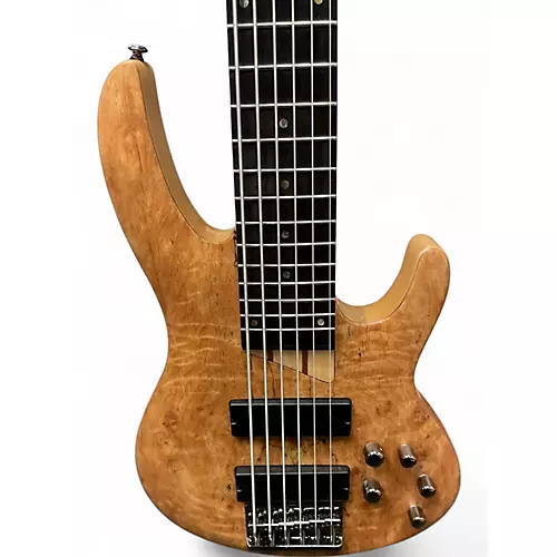 Used ESP B206 6 String Natural Electric Bass Guitar Natural - musicians--Friend