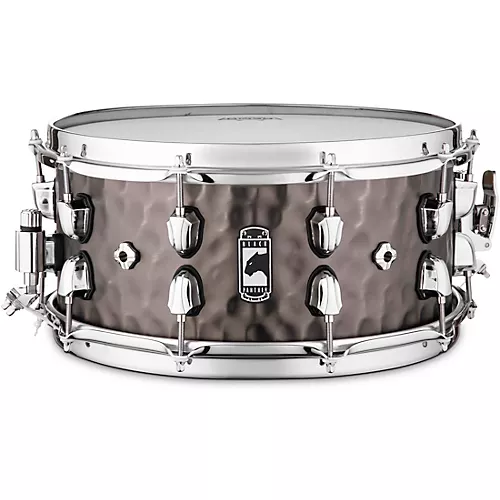 Mapex Black Panther Persuader Snare Drum 14 x 6.5 in. Hammered Brass Antique Nickel Plated - musicians--Friend