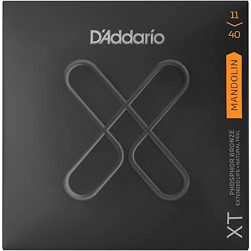D'Addario XT Phosphor Bronze Mandolin Strings, Medium, 11-40 - musicians--Friend
