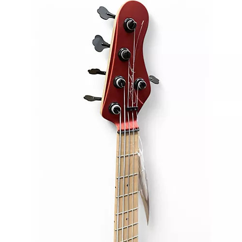 Used 2024 Brubaker JXB-USA-5 Red Velvet Electric Bass Guitar Red Velvet - musicians--Friend