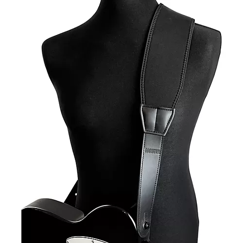 RICHTER Ultra Comfort Ergo Guitar Strap Black - musicians--Friend