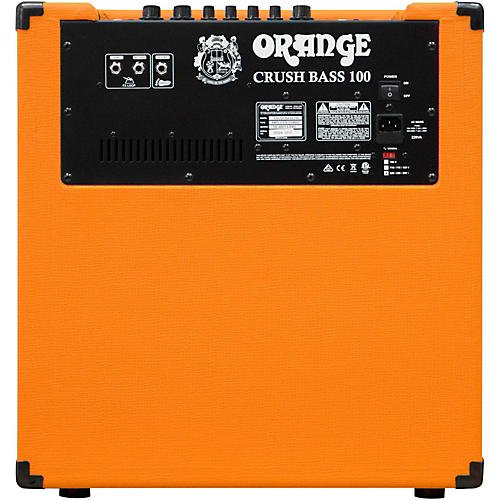 Orange Amplifiers Crush Bass 100 100W 1x15 Bass Combo Amplifier Orange - musicians--Friend