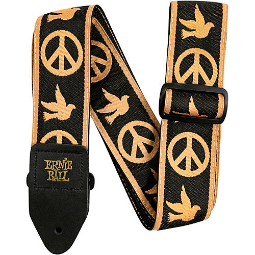 Ernie Ball Jacquard Polypro Guitar Strap Vanilla Rose - musicians--Friend