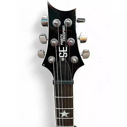 Used 2014 PRS MARTY FRIEDMAN SE Black Solid Body Electric Guitar Black - musicians--Friend