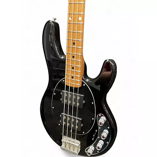 Used Ernie Ball Music Man StingRay Special HH Black Electric Bass Guitar Black - musicians--Friend