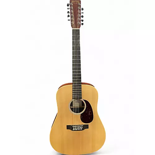 Used Martin X Series Custom Natural 12 String Acoustic Electric Guitar Natural - musicians--Friend