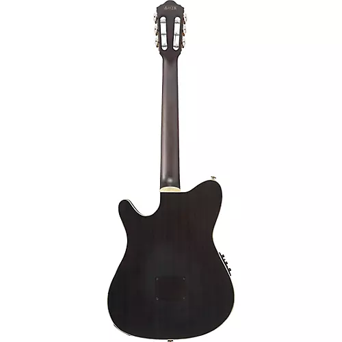 Ibanez TOD10N Tim Henson Signature Nylon Acoustic-Electric Guitar Black Flat - musicians--Friend