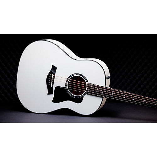 Taylor Custom Torrefied Sitka Spruce-Neo-Tropical Mahogany Grand Pacific Acoustic-Electric Guitar Pearl White - musicians--Friend