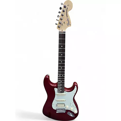 Used Fender American Performer Stratocaster HSS AUBERGINE Solid Body Electric Guitar AUBERGINE - musicians--Friend