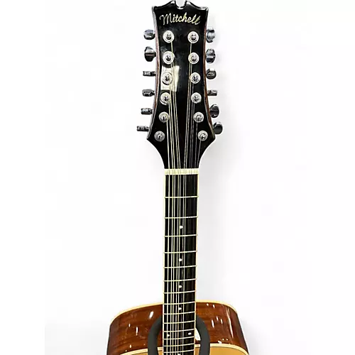 Used Mitchell D120S  Natural 12 String Acoustic Guitar Natural - musicians--Friend