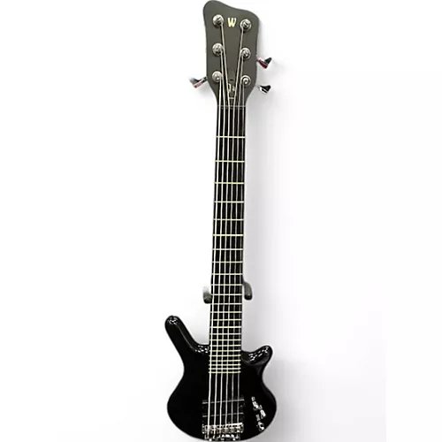 Used 2018 Warwick Pro Series Thumb 6 Nirvana Black Electric Bass Guitar Nirvana Black - musicians--Friend