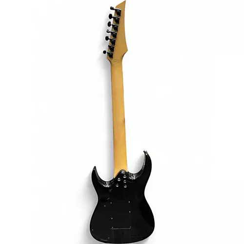 Used Agile Interceptor 727 Trans Black Solid Body Electric Guitar Trans Black - musicians--Friend
