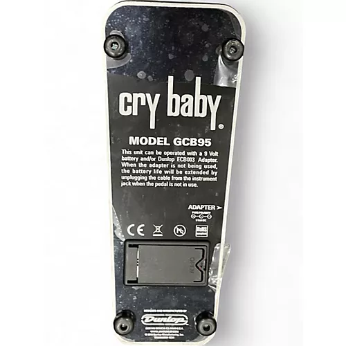 Used Dunlop GCB95 Original Crybaby Wah Effect Pedal - musicians--Friend