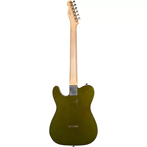 Fender Custom Shop 1963 Telecaster Custom Journeyman Relic Electric Guitar Masterbuilt by Paul Waller Aged Firemist Gold - musicians--Friend