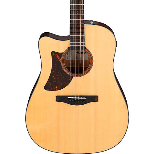 Ibanez AAD170LCE Advanced Cutaway Left-Handed Sitka Spruce-Okoume Dreadnought Acoustic-Electric Guitar Natural - musicians--Friend