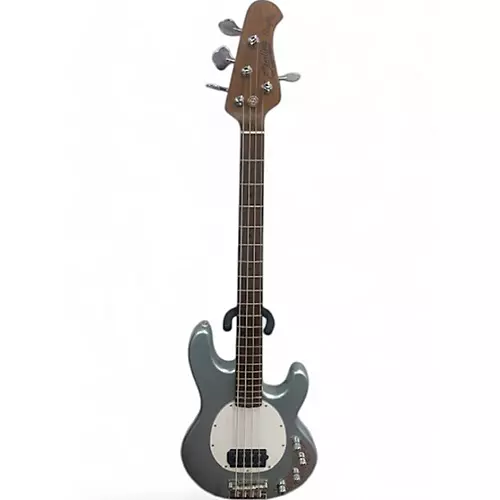 Used Sterling By Music Man Ray34 Silver Mist Electric Bass Guitar Silver Mist - musicians--Friend