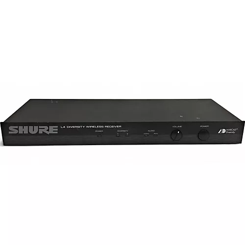 Used Shure L4 Diversity Wireless Receiver Lavalier Wireless System - musicians--Friend