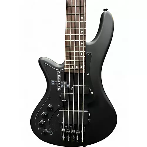 Used Schecter Guitar Research STILETTO STEALTH 5 Black Electric Bass Guitar Black - musicians--Friend