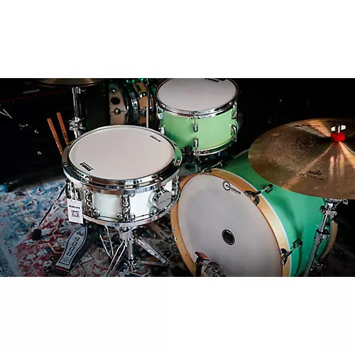 dialtune Maple Snare Drum 14 x 6.5 in. Matte Black - musicians--Friend