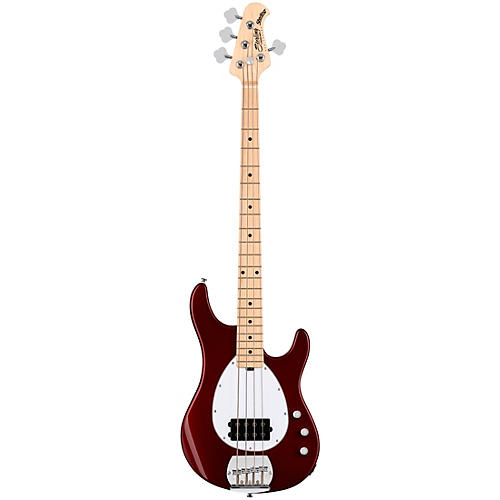 Sterling by Music Man SB4 4-String Electric Bass Guitar Candy Apple Red - musicians--Friend