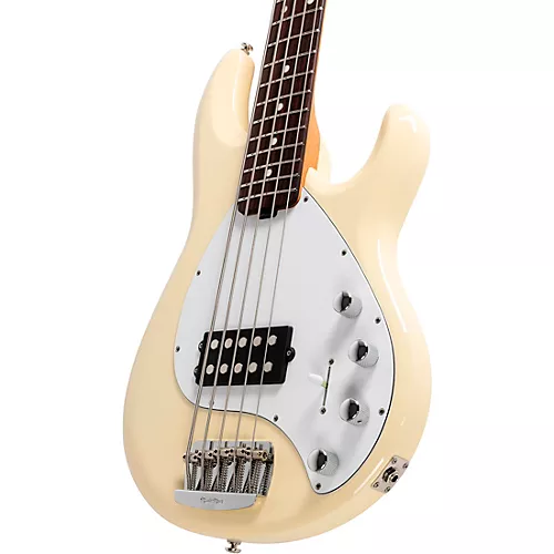 Ernie Ball Music Man StingRay5 Special H 5-String Electric Bass Guitar Black and Chrome - musicians--Friend