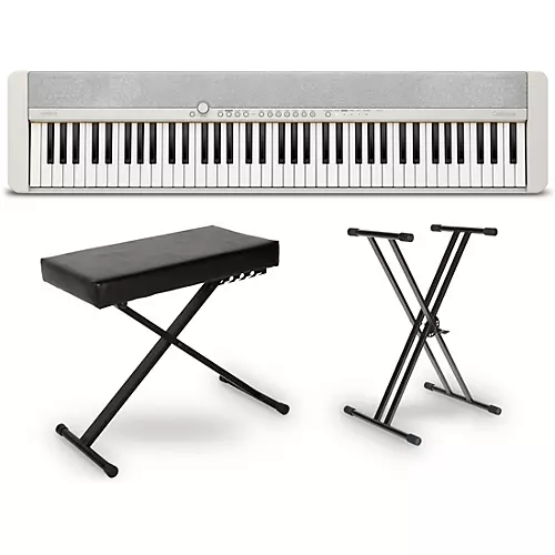 Casio CT-S1 76 Portable Keyboard Essentials Bundle Black - musicians--Friend