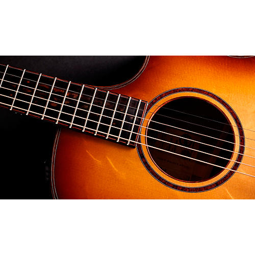 Taylor Custom Sinker Cypress-Black Limba 12-Fret Grand Concert Acoustic-Electric Guitar Shaded Edge Burst - musicians--Friend