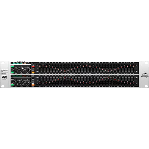 Behringer ULTRAGRAPH PRO FBQ3102HD 2-Channel 31-Band Graphic EQ With FBQ Feedback Detection System - musicians--Friend