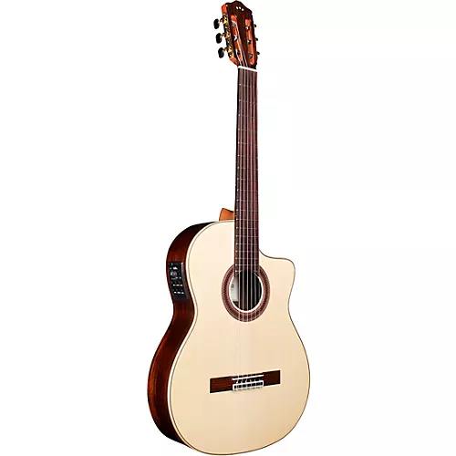 Cordoba GK Studio Negra Flamenco Acoustic-Electric Guitar Wine Red - musicians--Friend