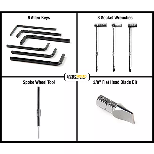 Music Nomad Premium Guitar Tech Truss Rod Wrench Set - musicians--Friend