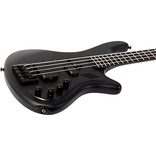 Schecter Guitar Research Stiletto-4 Stealth Pro EX Satin Black - musicians--Friend
