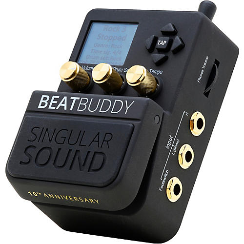 Singular Sound BeatBuddy 10th Anniversary Limited Edition Footpedal Drum Machine Black - musicians--Friend