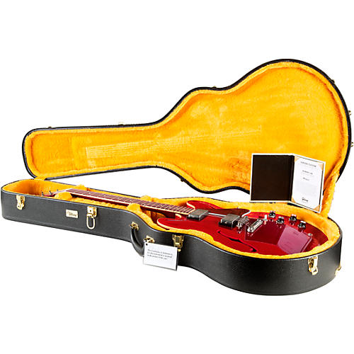 Gibson Custom Murphy Lab 1961 ES-335 Reissue Ultra Light Aged Semi-Hollow Electric Guitar Cherry - musicians--Friend