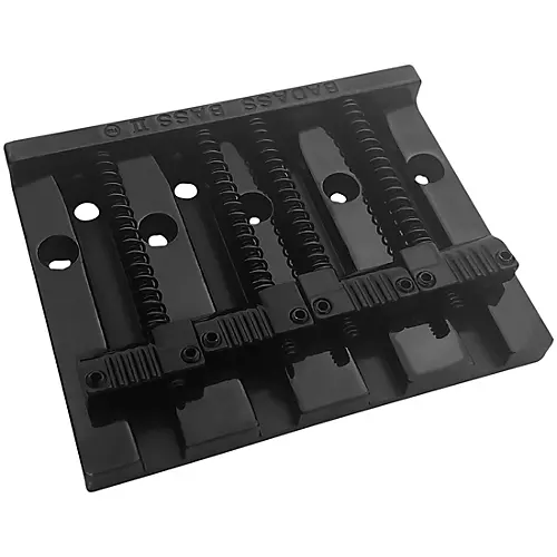Leo Quan Badass II 4-String Bass Bridge, Grooved Saddles Nickel - musicians--Friend